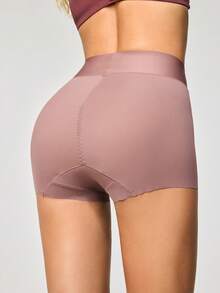 SHAPORA 高腰中长款塑身短款提臀收腹收腰收腿塑形衣 - 摩卡棕 - 查看 3