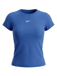 Nike Chill Knit Women's T-Shirt Blue - Dusty Blue - View 1