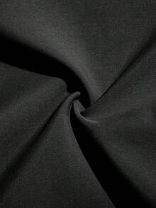 Slaydiva Women's Plus Size Pocket Green Shirt And Casual Pants 2 Pieces Set,Holiday Outfits - Black - View 9