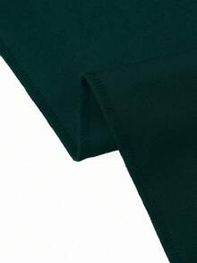 Sweetra Women's Metal Waist Design Wide Leg Loose Elegant Pants - Dark Green - View 7