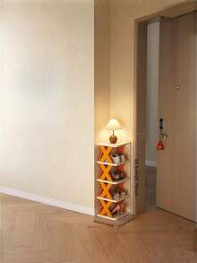 1PC 9 Tier Space Saving Vertical Shoe Rack Narrow Plastic Shoe Storage Organizer Holds 9 Pairs Of Shoes Easy Assembly Stackable Sturdy Freestanding For Entryway Closet Hallway Bathroom Dorm Home Organization Shoe Shelf - Multicolor - View 16