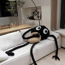One Piece Of Soft, Black Charcoal Ball Stuffed Animal Toy, Funny Decorative Animal Toy, Decorative Pillow And Cushion For Home And Sofa, Christmas And Thanksgiving Gift - Multicolor - View 13