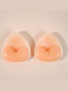 1 PC Reusable Silicone Bra Inserts Push Up Pads - Invisible Thickened Enhancers For Lingerie, Bikini & Dresses, Natural Bust Lift, Seamless Nude/Clear, Adhesive-Free For Daily Wear, Party & Vacation - Multicolor - View 19