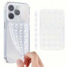 1个28片硅胶吸盘手机支架 - 适用于自拍和视频拍摄，抓力强劲，兼容和安卓手机 - 粘性硅胶支架，适合化妆时使用，是理想的视频录制和摄影工具 - 彩色 - 查看 15