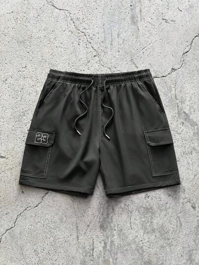 EVRINFINITE 1 Quần short thường ngày in họa tiết khối màu cho nam, Tập thể dục ngoài trời, Chạy bộ, Đường phố, Thể thao, Thể hình, Dáng rộng, Đa năng, Thời trang đường phố, Quần short đi biển mùa hè