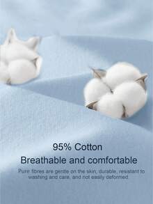 Tseoso 95%纯棉休闲简约浅蓝色圆领插肩袖修身女式T恤 - 淺藍色 - 查看 3