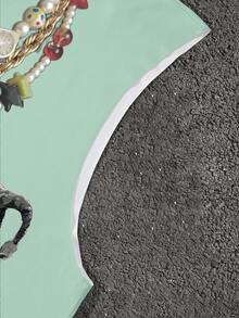 Manfinity EMRG Men's Necklace With Face Covering Portrait And Slogan Graphic, Street Hip Hop Style Sleeveless Tank Top - Multicolor - View 4