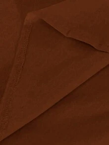 EMERY ROSE Women's Casual Sleeveless Frill Trim Blouse For Summer - Coffee Brown - View 7