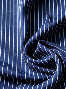 EMERY ROSE Camicia casual a righe con maniche a volant, adatta per l'estate, taglie comode - Multicolore - Visualizzare 5