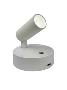 1pc LED Rechargeable Wall Light, Magnetic Spotlight, Painting Light, Nightlight, Bedside Reading Lamp, Eye-Caring Bedroom Night Light, Dimmable, Wireless No Drilling, 360° Rotatable Touch Control, Rechargeable Battery - إضافة متعدد الألوان - مشاهدة 10