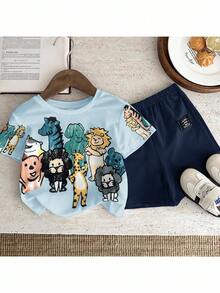 SHEIN Baby Boy Casual Minimalist Top, Suitable For Spring/Summer - Multicolor - View 3
