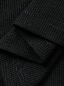 FRIFUL Áo thun nữ phối màu nhiều lớp, xếp nếp, thắt nơ, chất liệu lưới xuyên thấu, dáng ôm vừa vặn, thích hợp cho mùa xuân và mùa hè. - màu đen - Xem 7