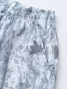 VIVINTIMO Pantalones cortos casuales de verano con estampado de camuflaje para hombres - Beis - Ver 3