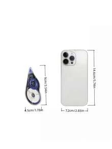 1/5 PCS  Large Capacity Correction Tape Smooth No Break Correction Tape With Creative Milven Pattern For School Office Use Students Back To School Supplies Stationery Essentials Must Have - Multicolor - View 10