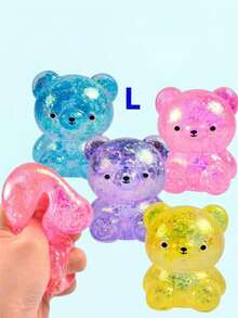 POKOJA LAND A Squeeze Sensory Stress Relief Toys, Squeezing Sugar Ball Fidget Toys, Containing Viscous Substance, Suitable For Relieving Anxiety, Autism, Restlessness And Other Symptoms.(Color And Style Random) - Multicolor - View 6