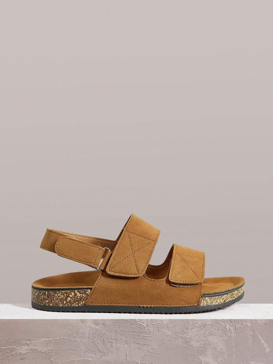 Solecia New Outer Slippers Are Non-Slip, Soft And Comfortable, Holiday, Beach, Leisure, Commuting, Home, Double Buckle With Sandals Slippers Women's Models Summer Shoes - Brown - View 1