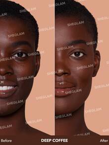 SHEGLAM Complexion Pro Long Lasting Breathable Matte Foundation-Deep Coffee Matte Long Lasting Full Cover Sweat Proof Foundation Oil Control Full Coverage Poreless Concealer Waterproof Long Lasting Full Cover Poreless Flawless Oil-Control Non-Fading Liquid Foundation Weightless Soft Foundation Brand Beauty Makeup Face Paint Cosmetic For Women Girls Perfect For Spring Summer Ideal For Y2K Fancy Fashion Suitable For Birthday Mother'S Day Gift Rave Party Ready Best Color - Deep Coffee - View 2