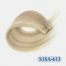 Tóc nối may vào, tóc thật 12-22 inch, màu nâu caramel đến vàng 613, tóc thẳng, 50g, thích hợp cho tiệc tùng, đám cưới và sử dụng hàng ngày. - Nhiều màu - Xem 28