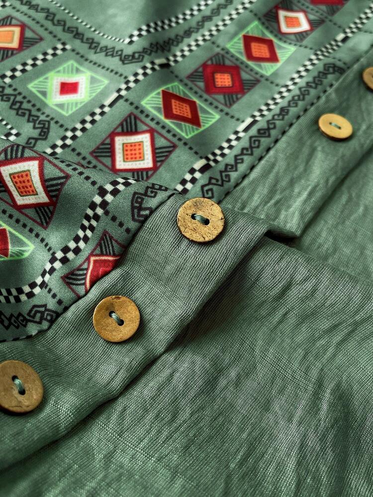 Plus Size Summer Vacation Geometric Print Round Neck Short Sleeve Top And Pants 2 Pieces Set Summer Summer Outfits Spring Clothing Spring Outfit Festival Outfits For Women Beach Outfit For Women Vacation Outfits Women Holiday Outfits For Women Summer Holiday Outfits Country Concert Outfit Women's Country Clothing Casual Sets For Women 2 Piece Set Yrack Suits For Ladies