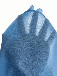 Teen Girls' Elegant Casual Vacation Jumpsuit, Spaghetti Strap Fitted Solid Blue Woven Romper, Spring And Summer, Suitable For Outdoor And Vacation Wear - Blue - View 4