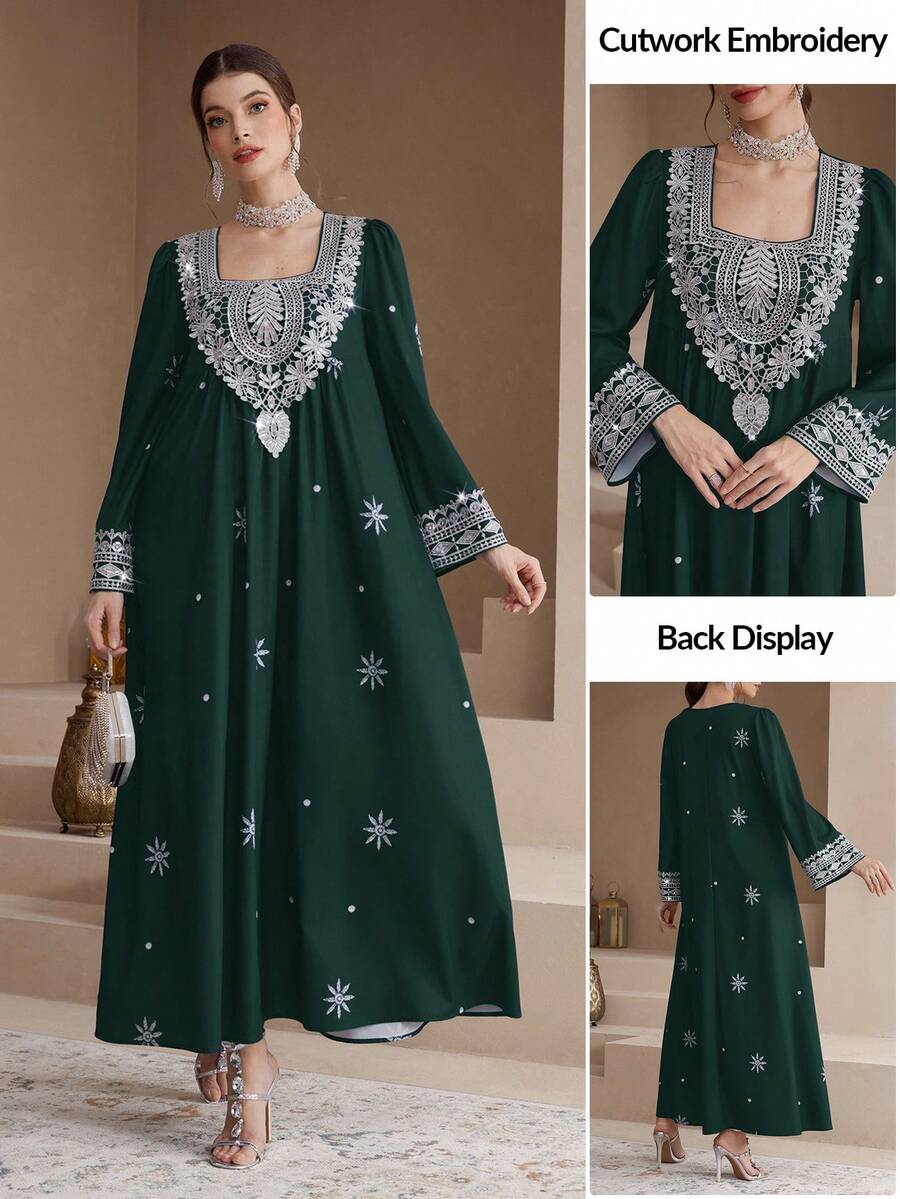 Al Najma Women's Floral Print Ruched Casual Party Dress