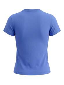 Nike Chill Knit Women's T-Shirt Blue - Dusty Blue - View 2