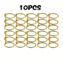 2 piezas de anillos sueltos de metal para encuadernación de hojas sueltas, círculos de calendario para clips de cuaderno, álbum, scrapbook, accesorios lindos - Multicolor - Ver 11