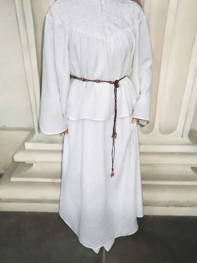 Solavon 女士纯色上衣和裙子休闲两件套