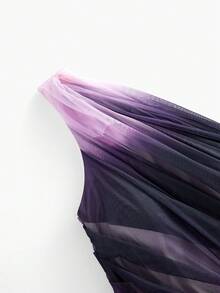 MOTF Soiréza WOMEN'S POSITIONING PRINTED MESH PARTY DRESS, SPRING/SUMMER - Multicolor - View 3