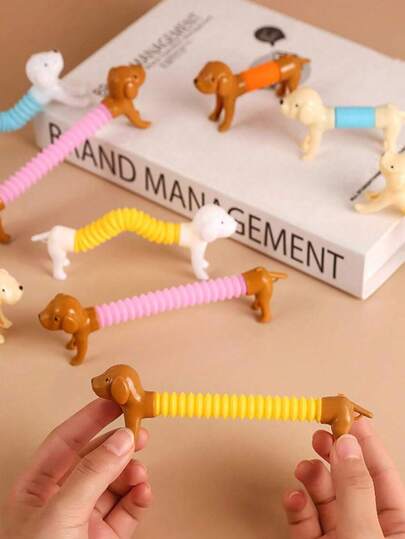 MINKOJA MINKOJA Random 1/5/10/20pcs Stretchy Puppy Toys, Flexible Shapes, Desktop Decor, Suitable As Party Favors, Classroom Rewards, Carnival Prizes, Birthday Gift Bag Fillers, Party Supplies