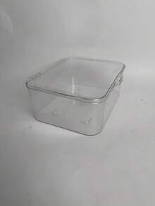 1PC/Transparent PET Bread Storage Box Flip Cover Airtight Bread Bin Toast Holder Moistureproof Dustproof Fresh Keeping Kitchen Countertop Organizer Pantry Food Storage Container For Home Bakery Pastry Cake Cookie Bagel Croissant Loaf Bread,Meal Prep, Food Storage Containers, Refrigerator Organization, Kitchen Accessories. - Multicolor - View 9