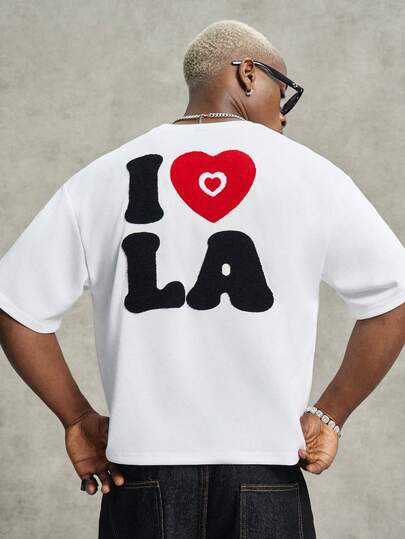 PAVTROS Áo thun nam dáng rộng cổ tròn tay ngắn in chữ, kiểu dáng thường ngày, thích hợp cho mùa hè.