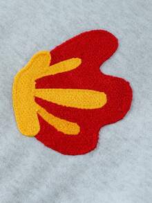 PAVTROS Men's Floral Pattern Long Sleeve Zip-Up Hooded Casual Sweatshirt - Grey - View 2