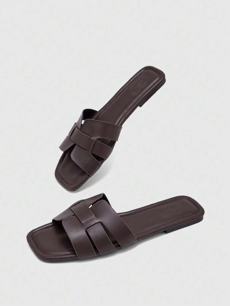 CUCCOO BIZCHIC Women Shoes Classic Minimalist Fashion Women Flat Sandals Vacation Casual Elegant Comfortable Flat Sandals