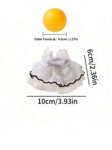 1件可爱小宠物连衣裙 迷你针织雪貂衣服 手工仓鼠公主裙 透气宠物服装 - 彩色 - 查看 7