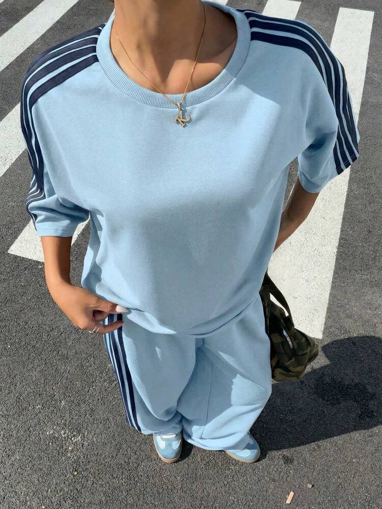 Women Two-Piece Outfits - Azul - Xem 3