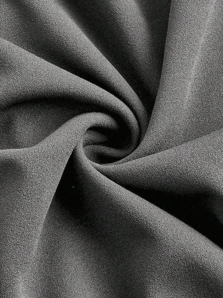 SHEIN Maija Plus Size Summer Fashion Solid Color Asymmetric Hem Tank Top