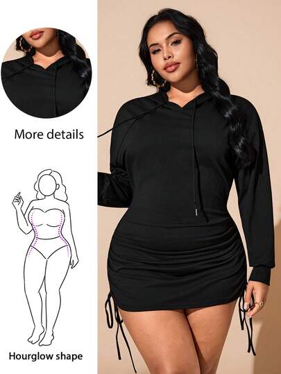 Plus Sweatshirt Dresses | Fashion Plus Sweatshirt Dresses | SHEIN USA