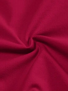 Manfinity Joysei Camiseta de manga corta ajustada de talla estándar para hombre de color rojo oscuro - Rojo - Ver 3