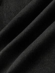 ROMWE Grunge Punk Áo tank top ôm sát kiểu racerback in hình đàn violin punk phong cách lễ hội mùa hè - màu đen - Xem 4