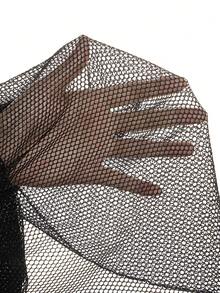 BamGleam 2026 Frühling/Sommer Neue Sexy Mesh Perlen Trägershirt für Frauen - Braun - Übersicht 11