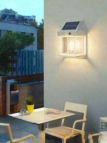 Teckwe مصباح حائط LED لاسلكي يعمل بالطاقة الشمسية، 300 مللي أمبير. مصباح ممر مقاوم للماء IP65 مع 3 أوضاع وحساس حركة، مناسب لمدخل المنزل وباب المرآب وسياج الحديقة وديكور المناظر الطبيعية. - متعدد الألوان - مشاهدة 5