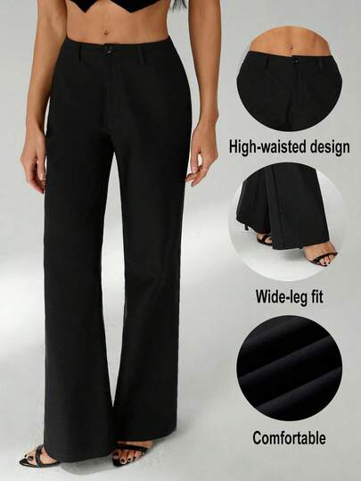 SHEIN Tall 春夏女装浪漫/舞会/正式/生日/90年代/商务休闲/优雅/西部风/外出/时尚/休闲/Y2K/夜店/办公室/鸡尾酒会/复古/锐舞/趣味/高贵/老钱/街头风/度假/乡村音乐会/工作/端庄/春假/单身派对/演唱会/酷女孩/基础款/毕业/喇叭裤，秋季