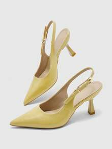 CUCCOO BIZCHIC 女士高跟鞋 - 淺黃色 - 查看 3