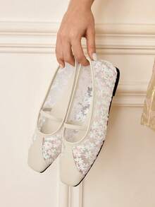 CUCCOO HITCHD Women Flats - Apricot 1 - View 6