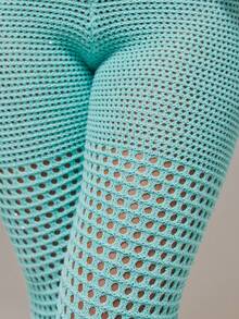 MUSERA Quần ống loe cạp trung đan móc, thích hợp cho mùa xuân hè, lễ hội Ibiza, kỳ nghỉ, du lịch, dễ thương, gợi cảm, phong cách Y2K, đi chơi đêm, câu lạc bộ, nhiệt đới, quyến rũ. - Màu xanh lam - Xem 6