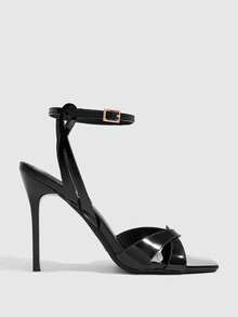 CUCCOO SZL 女士高跟凉鞋 - 鏡黑色 - 查看 2