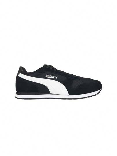 Puma St Miler Men's Casual Athletic Shoes Black And White 401622
