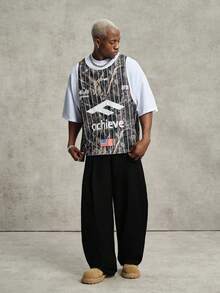 PAVTROS Pavtos Men's White Summer Basic Streetwear City Break Casual Short Sleeve T-Shirt,Mesh Patchwork Embroidered Oversized Round Neck Unisex Couple Tee - White - View 1