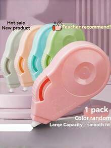 1/5 PCS  Large Capacity Correction Tape Smooth No Break Correction Tape With Creative Milven Pattern For School Office Use Students Back To School Supplies Stationery Essentials Must Have - Multicolor - View 12